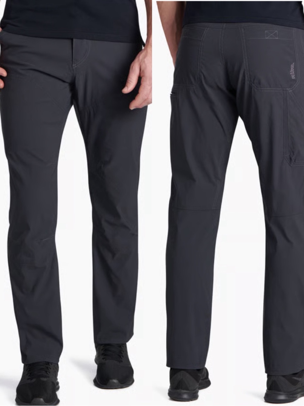 KUHL Men’s Renegade Pant 5120 Koal Gray Hiking Outdoor Active Size 34 x 30